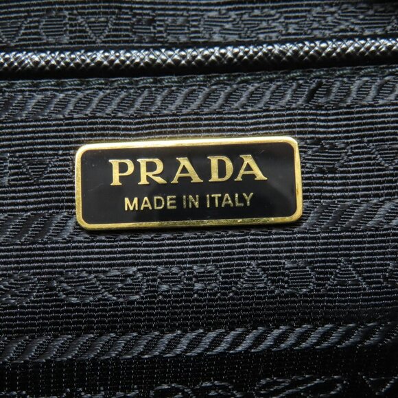 PRADA Black Saffiano Shoulder Bag - Picture 6 of 11